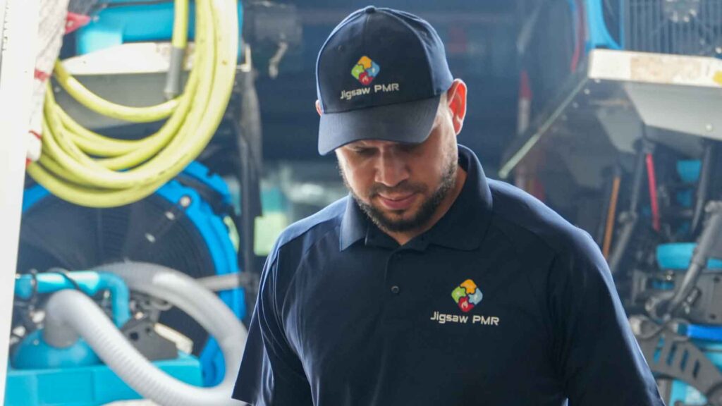 fire and water damage restoration worker in waldwick new jersey